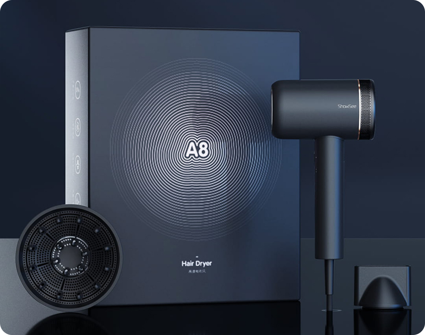 купить фен xiaomi showsee a8 в подарок