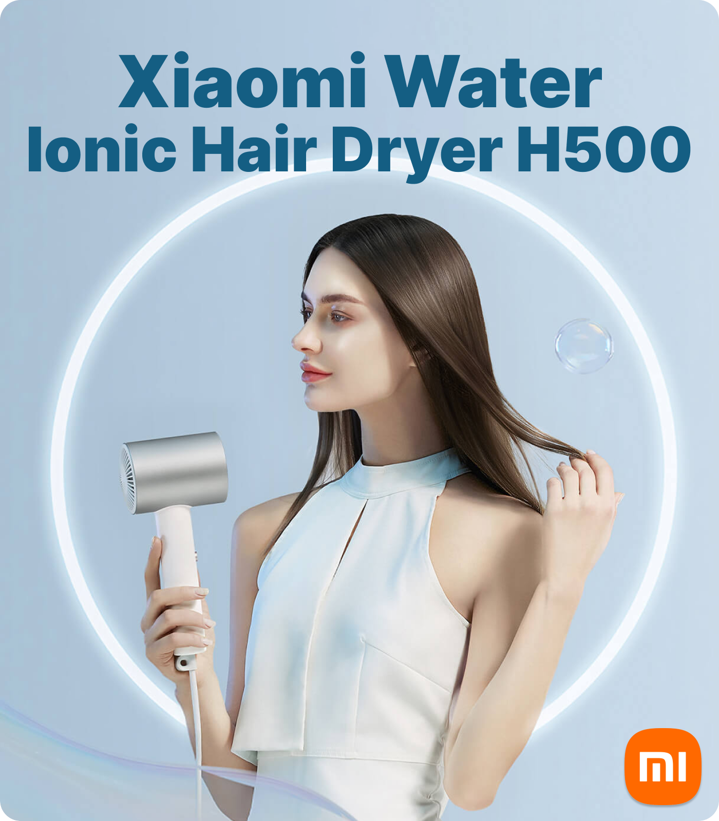 купить фен для волос xiaomi water ionic hair dryer h500