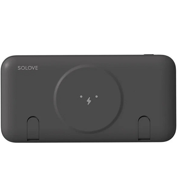 Внешний аккумулятор Xiaomi Solove Wireless Charging Treasure W10 10000 mAh (черный)