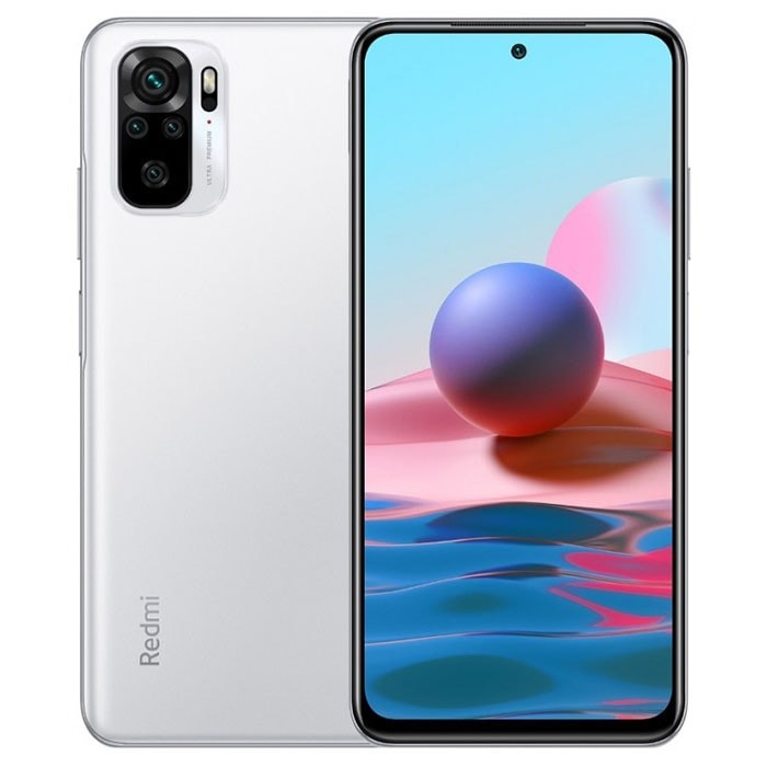 Смартфон Xiaomi Redmi Note 10 4/64Gb (белый)