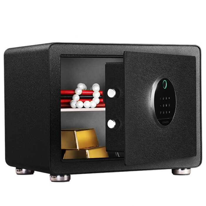 Электронный сейф со сканером отпечатка пальца Xiaomi CRMCR Cayo Anno Iron Pro Safe Box (чёрный)