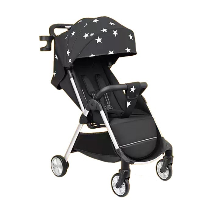 Детская коляска Xiaomi Qborn Easy Folding Stroller (чёрная)