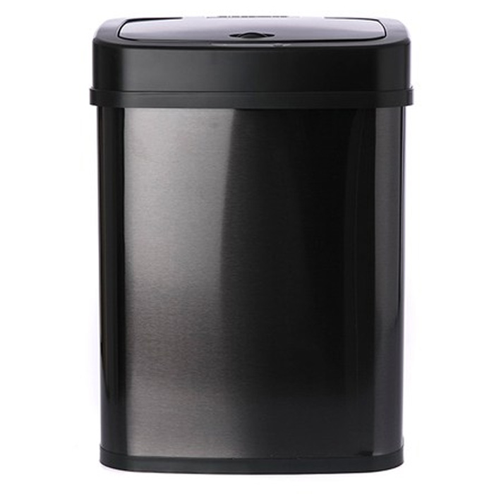 Умное мусорное ведро Xiaomi Ninestars Stainless Steel Sensor Trash Can (чёрное)