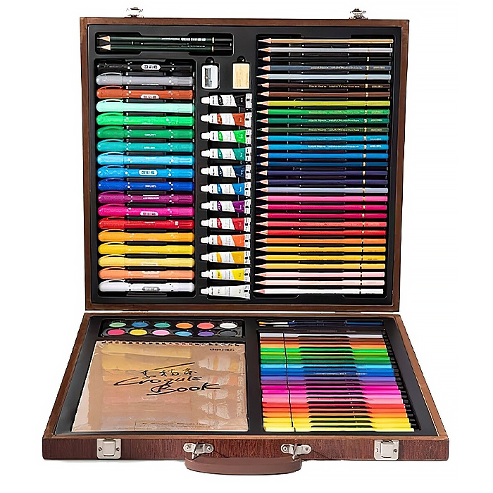 Набор для рисования Xiaomi DELI Painting Set Wooden Box