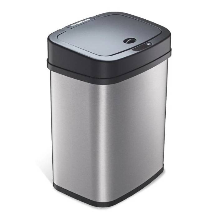 Умное мусорное ведро Xiaomi Ninestars Stainless steel Sensor Trash Can (серебро)
