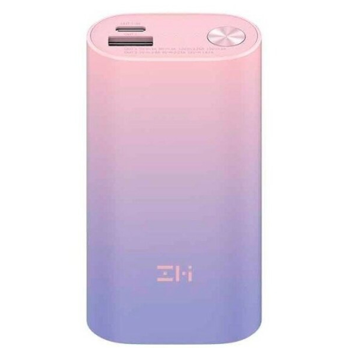 Внешний аккумулятор Xiaomi (Mi) ZMI Power Bank Mini 10000 mAh High-End версия (фиолетово-розовый)