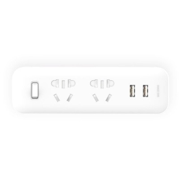 Сетевой адаптер Xiaomi Mi Power Strip 2 розетки + 2 USB (белый)