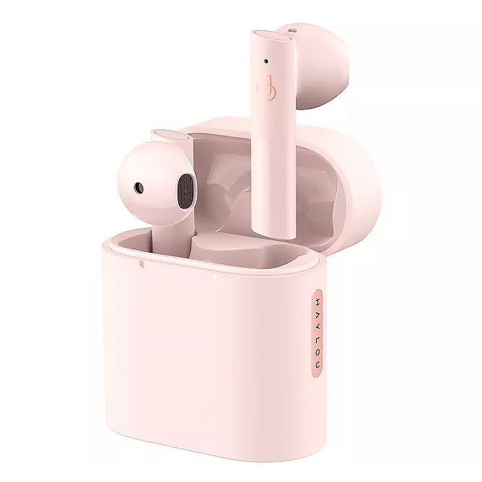 Беспроводные наушники Xiaomi Haylou MoriPods (розовые)