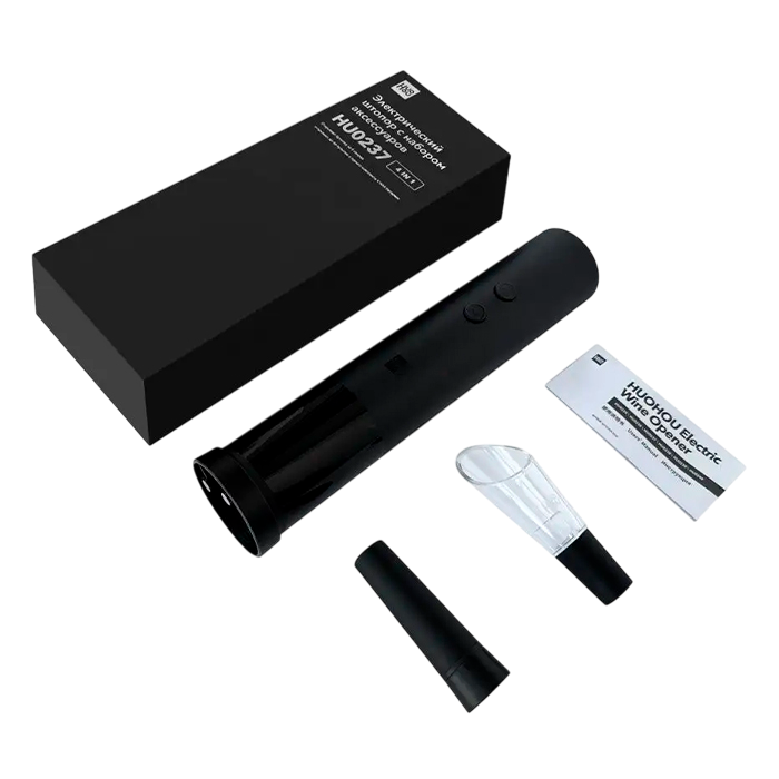 Электрический штопор с набором аксессуаров Xiaomi HuoHou Electric Wine Bottle Opener 4 в 1