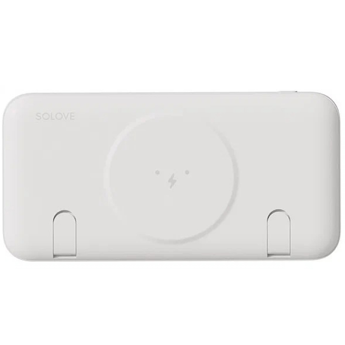 Внешний аккумулятор Xiaomi Solove Wireless Charging Treasure W10 10000 mAh (белый)