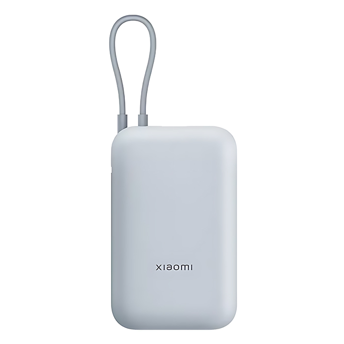Внешний аккумулятор Xiaomi Power Bank With Cable USB-C Pocket Version 10000 mAh (голубой)