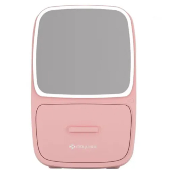 Холодильник для косметики Xiaomi MOYU Magic mirror (розовый)