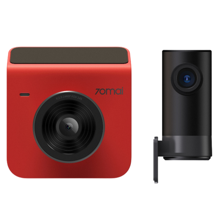 Видеорегистратор Xiaomi 70mai Dash Cam A400 (красный) + камера заднего вида RC09