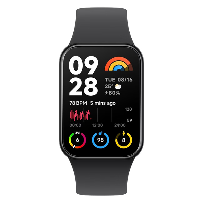 Фитнес-браслет Xiaomi Smart Band 8 Pro (чёрный)