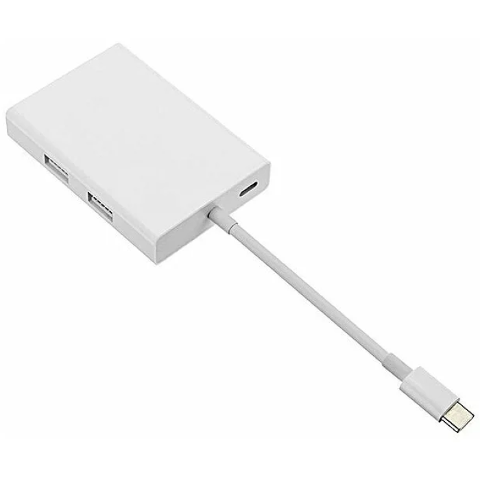 Переходник Xiaomi USB-C to VGA and Gigabit Ethernet Multi-Adapter (белый)
