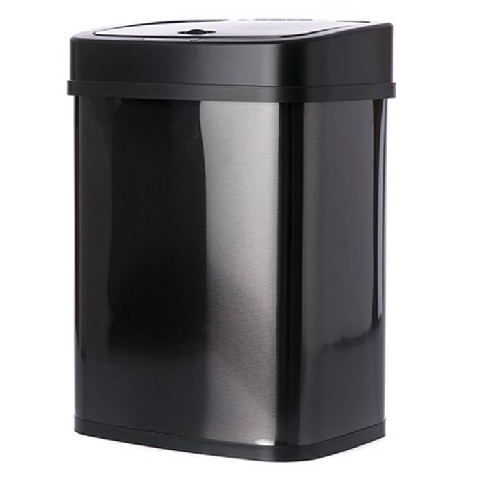 Умное мусорное ведро Xiaomi Ninestars Stainless Steel Sensor Trash Can (чёрное)