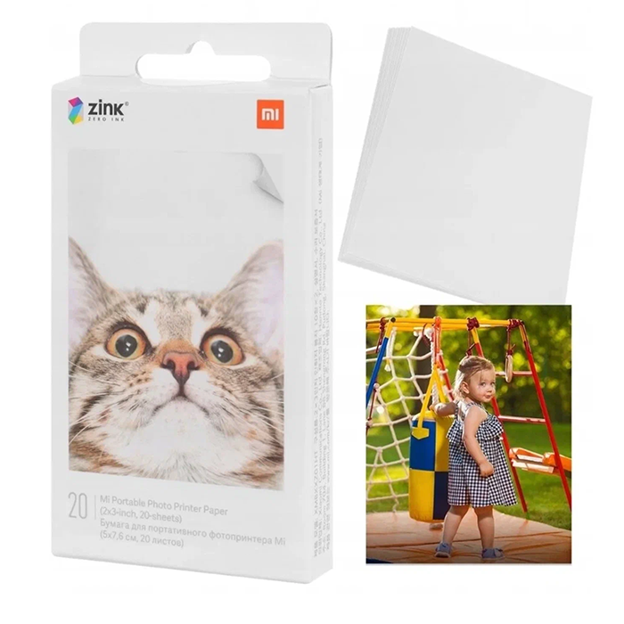 Бумага для фотопринтера Xiaomi Mi Portable Photo Printer 20 листов