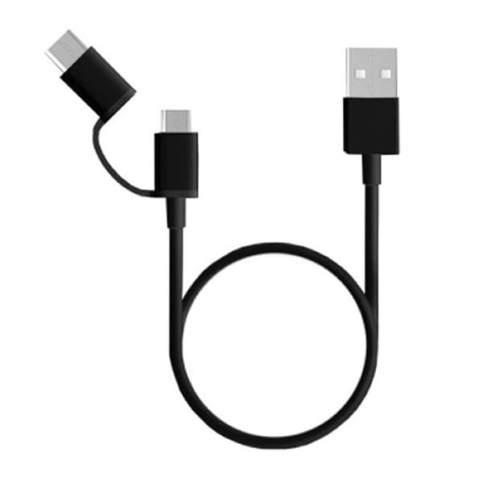 Кабель Xiaomi ZMI USB Type-C/Micro USB 100 sm (чёрный)