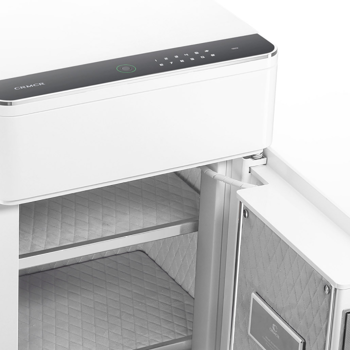 Электронный сейф со сканером отпечатка пальца Xiaomi CRMCR Smart Safe Deposit Box Two Door (белый)
