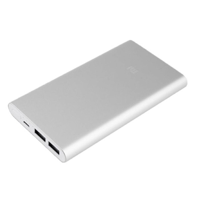 Внешний аккумулятор Xiaomi Mi Power Bank 2i 10000 mAh (серебристый)