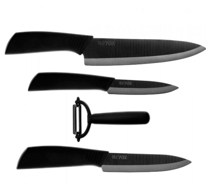 Набор керамических ножей Xiaomi Huo Hou Nano Ceramic Knife Set 4 in 1