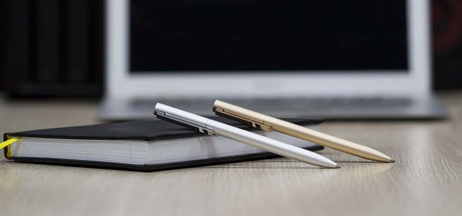 Ручка металлическая Xiaomi Mijia Mi Metal Pen (золото)