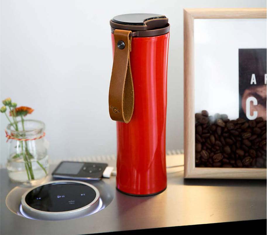 Xiaomi Moka Kiss Kiss Fish Light Smart Insulation Cup Red