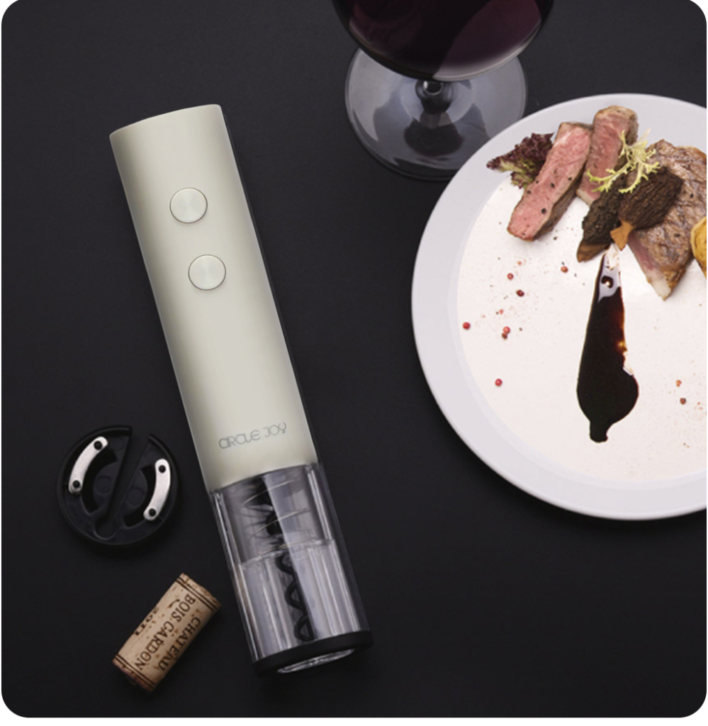Штопор Circle Joy Electric Wine Bottle Opener white 1.png Штопор Circle Joy Electric Wine Bottle Opener white 1.png