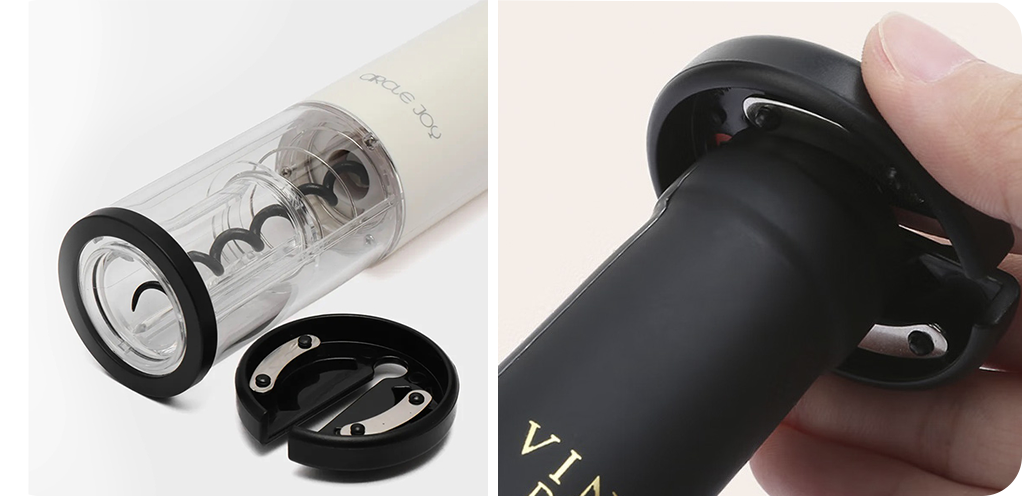 Штопор Circle Joy Electric Wine Bottle Opener white2.png Штопор Circle Joy Electric Wine Bottle Opener white2.png