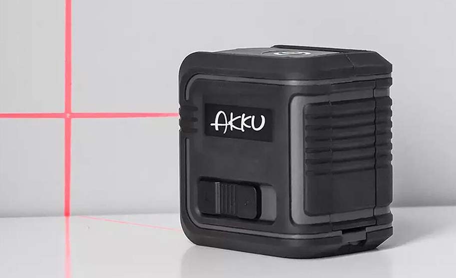 Лазерный уровень - нивелир AKKU Infrared Laser Level Grey (AK311)