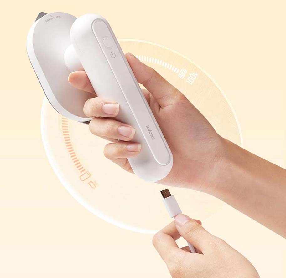 Xiaomi Lofans Mini Wireless Ironing Machine White