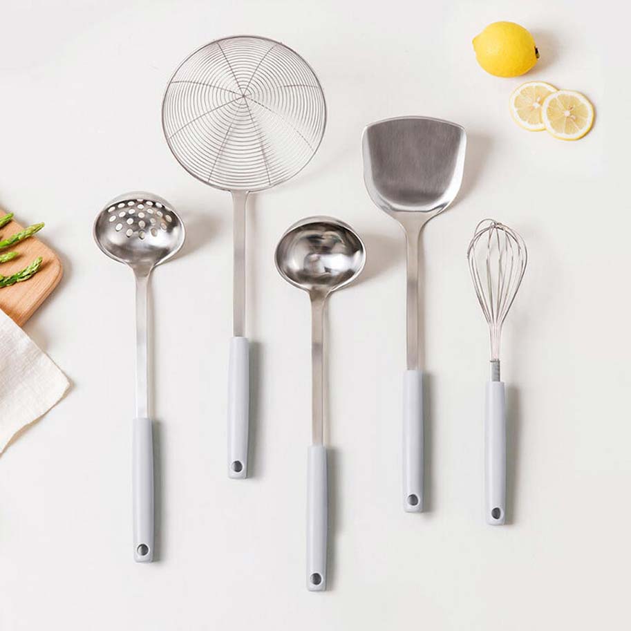Xiaomi Jotun Judy (Jordan Judy) Stainless Steel Cookware (5 in 1) Silver