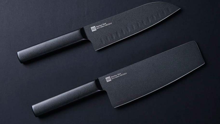 Набор ножей Xiaomi Huo Hou Black Heat Knife Set