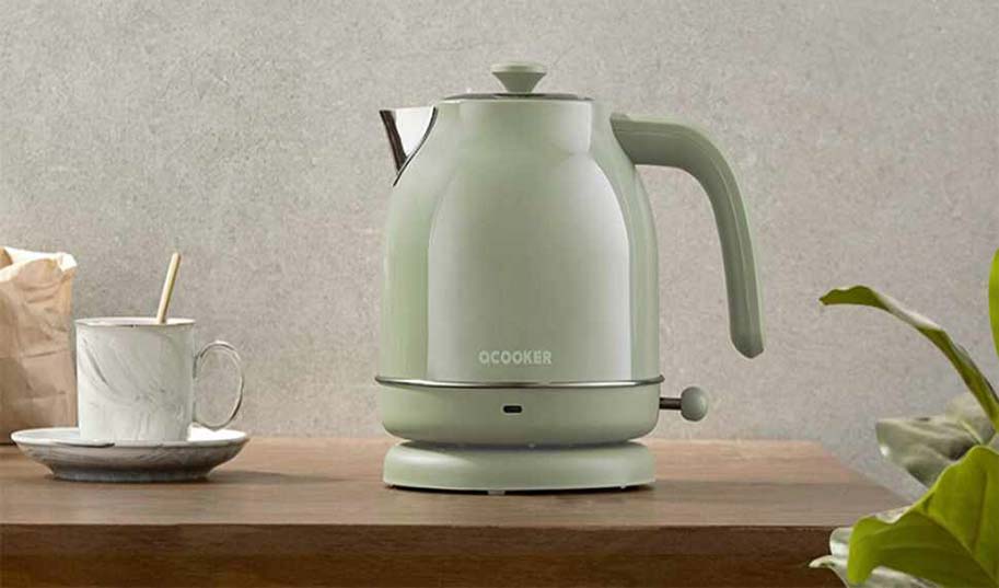 Qcooker Electric Kettle Green