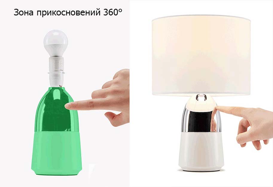 Xiaomi Oudengjiang Bedside Touch Table Lamp Grey