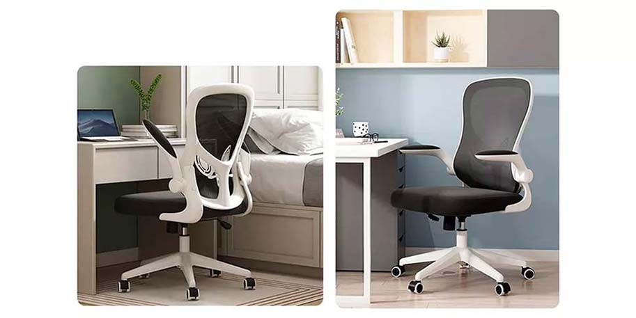 Кресло HBADA Ergonomic Double-waisted Waist Computer Chair white
