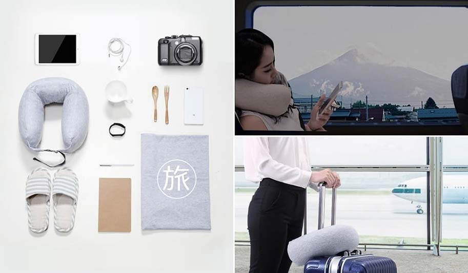 подушка-подголовник 8H U1 grey