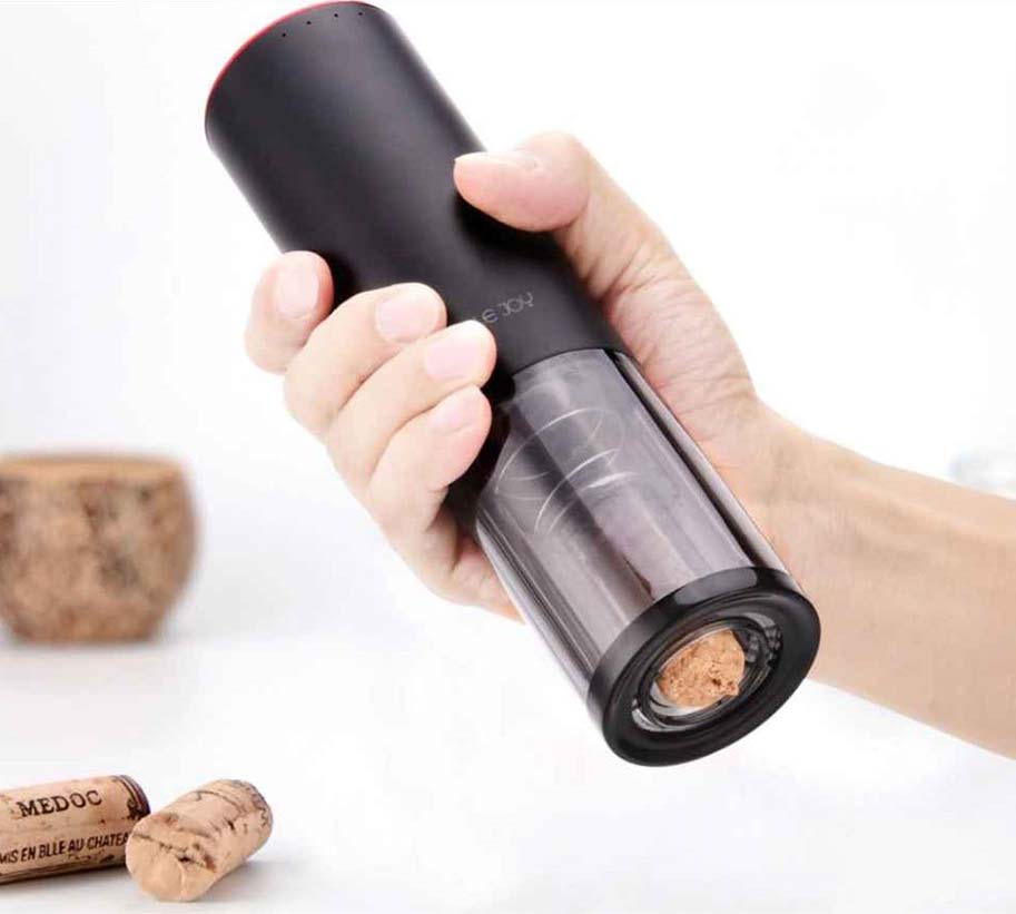 Штопор Xiaomi Circle Joy Round Stainless Steel Electric Wine Opener Black (CJ-EKPQ02)