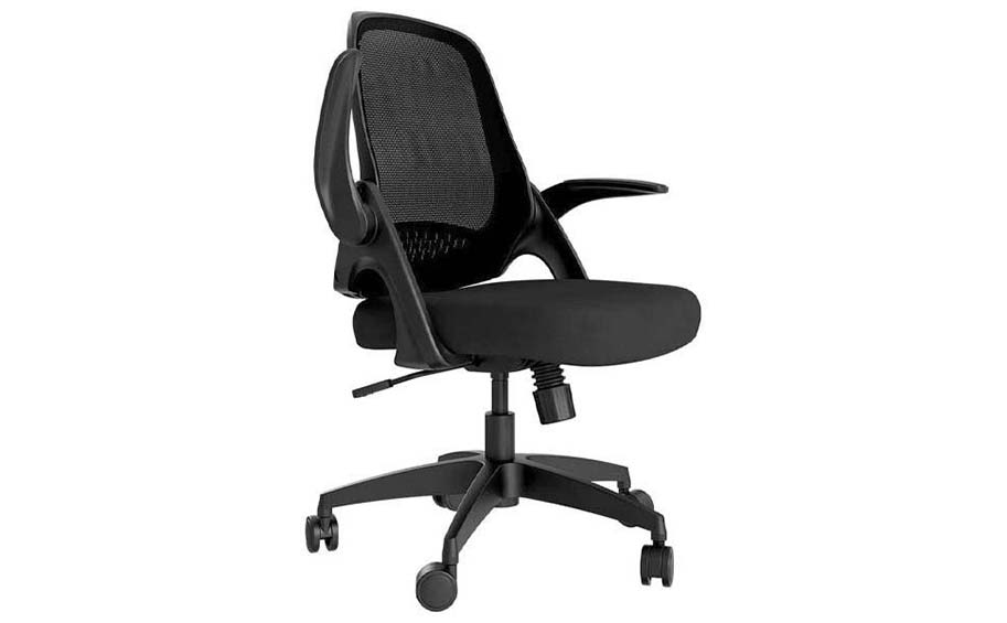 HBADA Ergonomic Double-waisted Waist Computer Chair Black