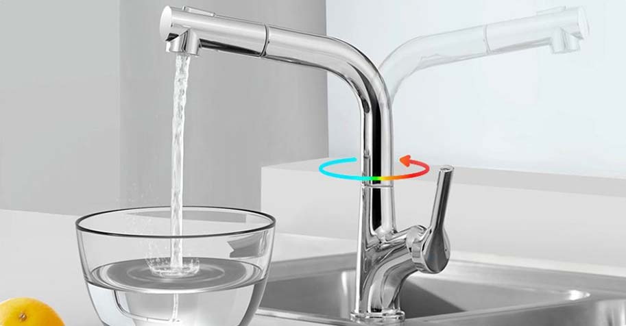 Xiaomi Dabai Diiib Large White Removable Kitchen Faucet