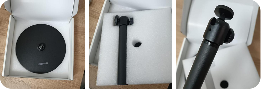 Wanbo Projector Desk Bracket 0,22м PWE104 Black Wanbo Projector Desk Bracket 0,22м PWE104 Black