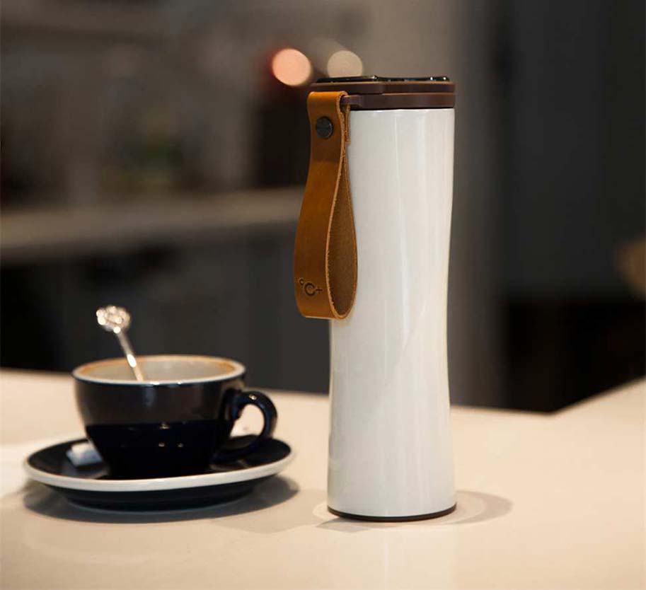 Термос Xiaomi Kiss Kiss Fish Light Smart Insulation Cup White