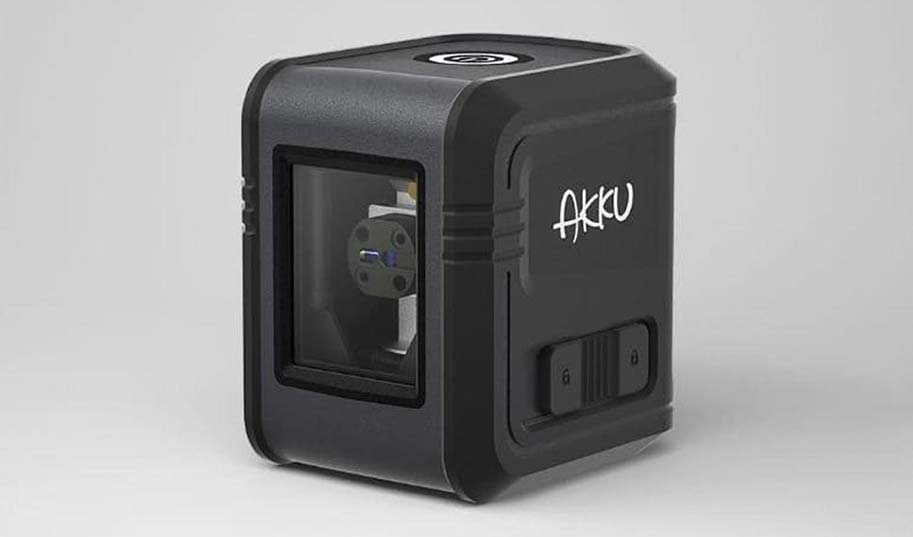 Лазерный уровень - нивелир AKKU Infrared Laser Level Grey (AK311)