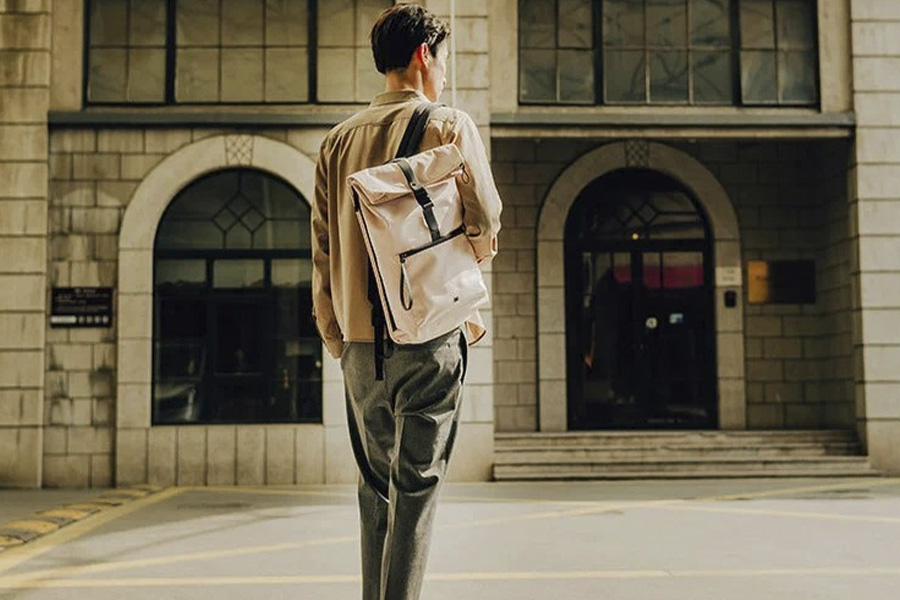 Рюкзак Xiaomi 90 Points URBAN DAILY Simple Shoulder Bag Cream
