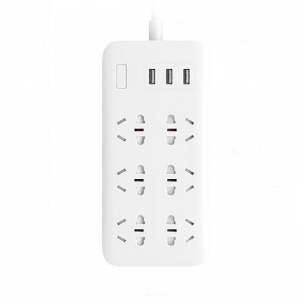 Удлинитель Xiaomi Mi Power Strip 6 розеток + 3 USB