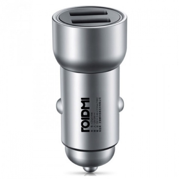 Автомобильное зарядное устройство Xiaomi Roidmi Car Charger C1 (серебро)