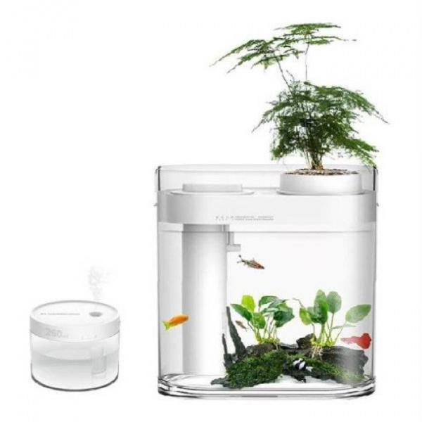 Аква-ферма Xiaomi Descriptive Geometry Amphibious Fish Tank (белый)