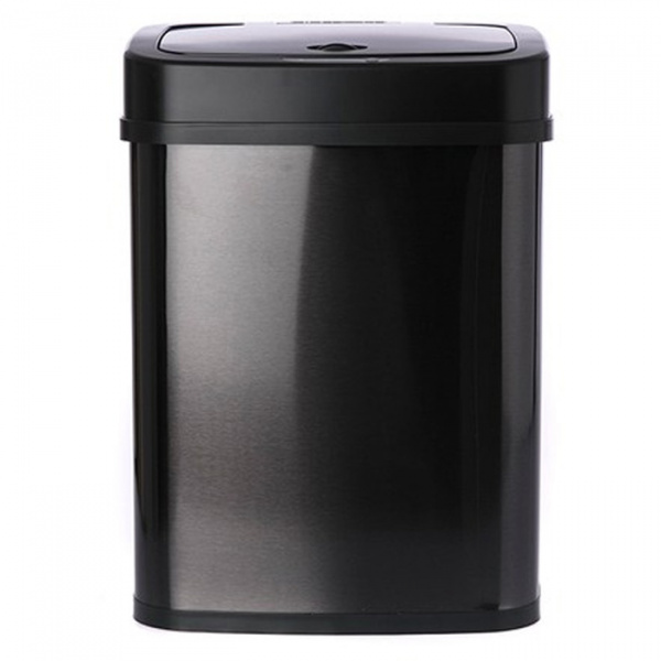 Умное мусорное ведро Xiaomi Ninestars Stainless Steel Sensor Trash Can (чёрное)