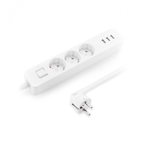 Удлинитель Xiaomi Mi Power Strip 3 розетки + 3 USB (international)