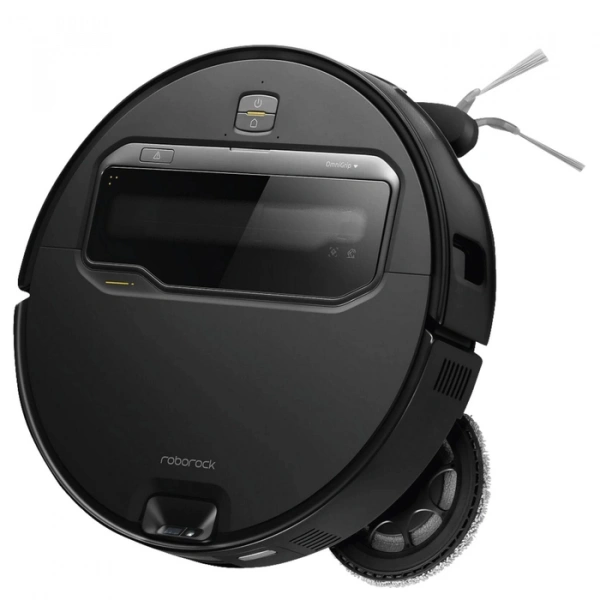 Робот-пылесос с базой самоочистки и системой наполнения и слива Roborock Saros Z70 (черный)
